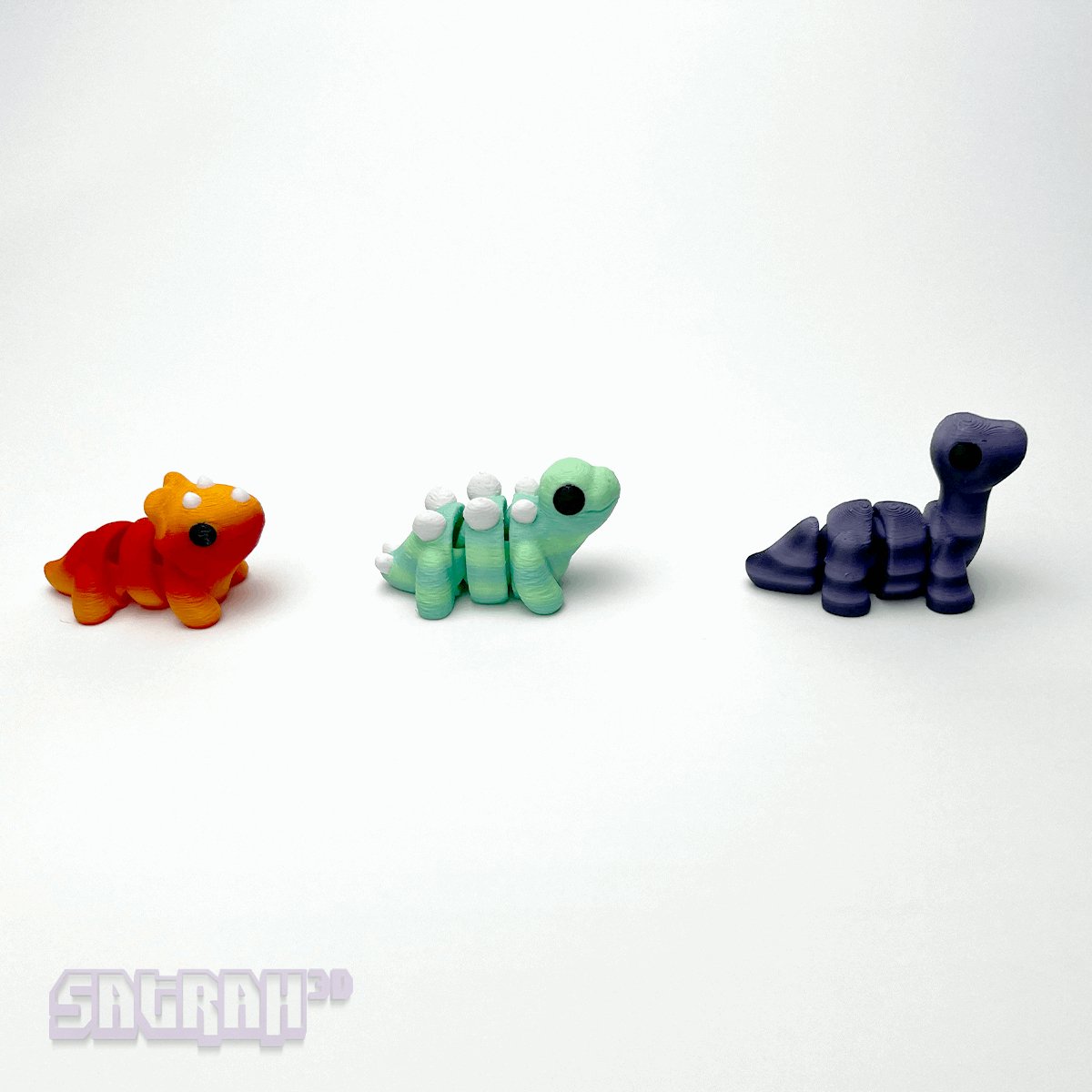 Dino Chonkz Mini Fidgets - Satrah 3D