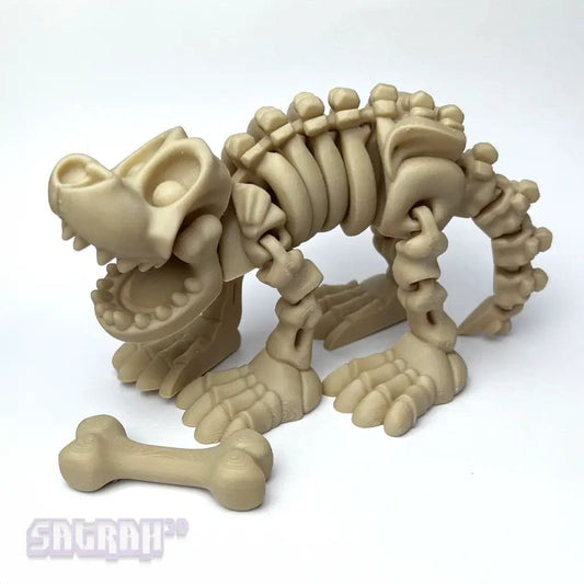 Dog Flexi Skeleton Fidget