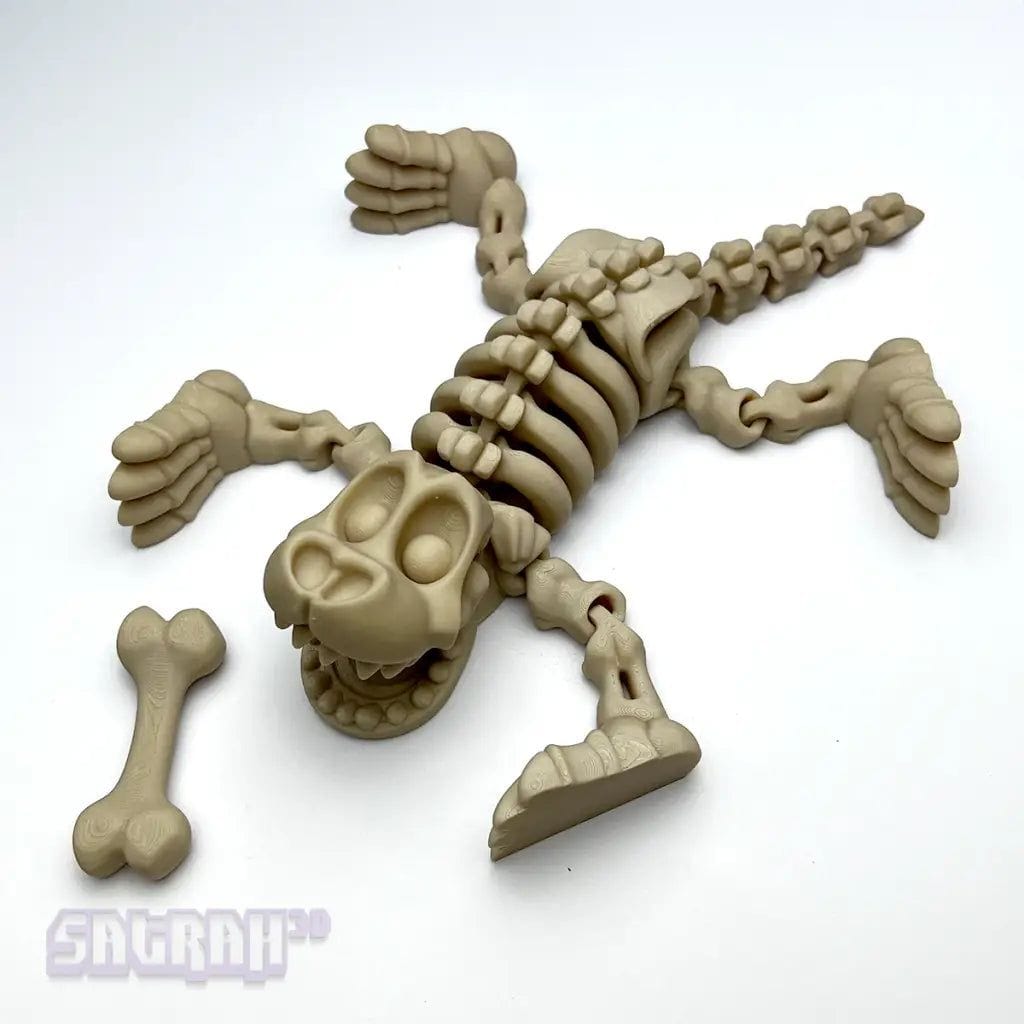 Dog Flexi Skeleton Fidget - Satrah 3D