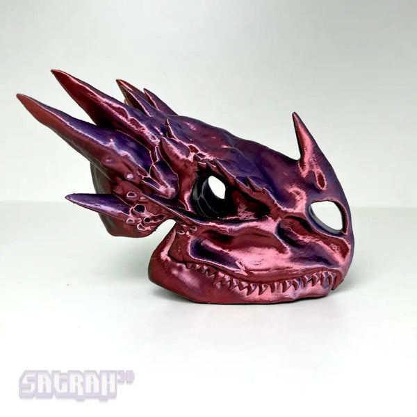 Dragon Skull Statue — articulated 3D printed dragon handmade in Lake Macquarie, NSW by Satrah 3D