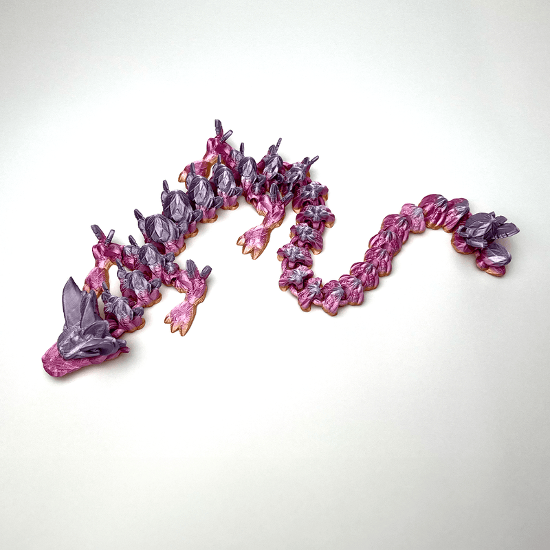 Easter Articulated Dragon Fidget - Satrah 3D