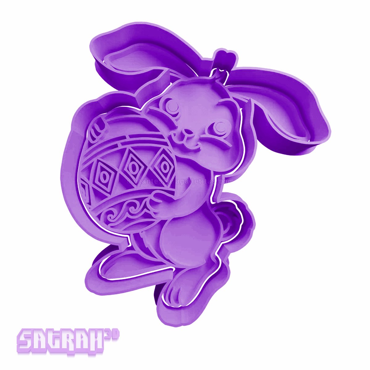 Easter Bunny Cutter - Satrah 3D