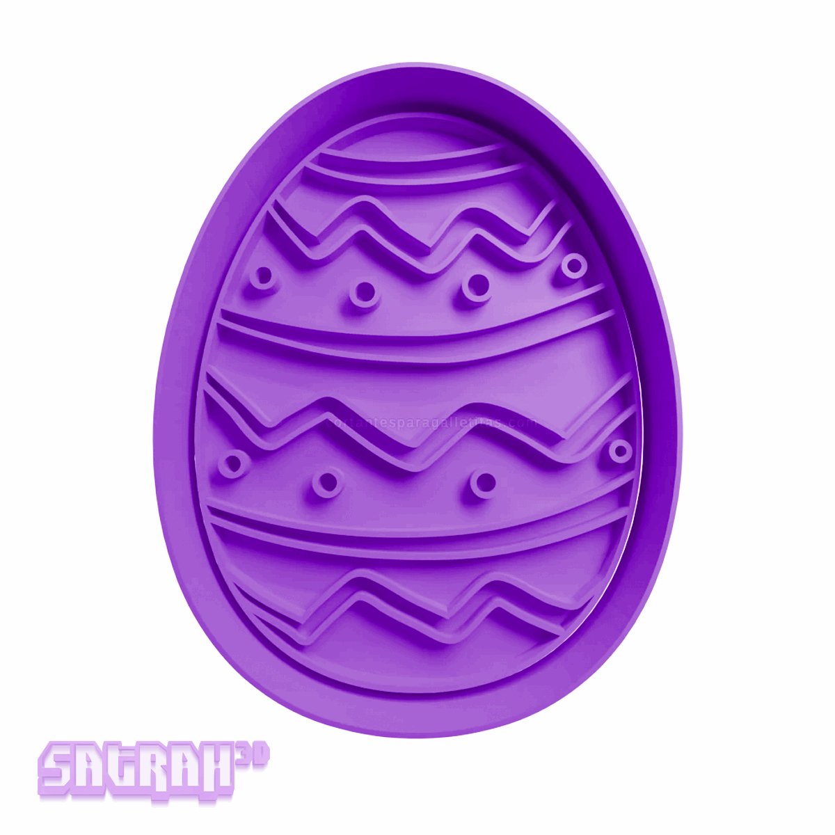 Easter Egg Cutter Style 1 - Satrah 3D