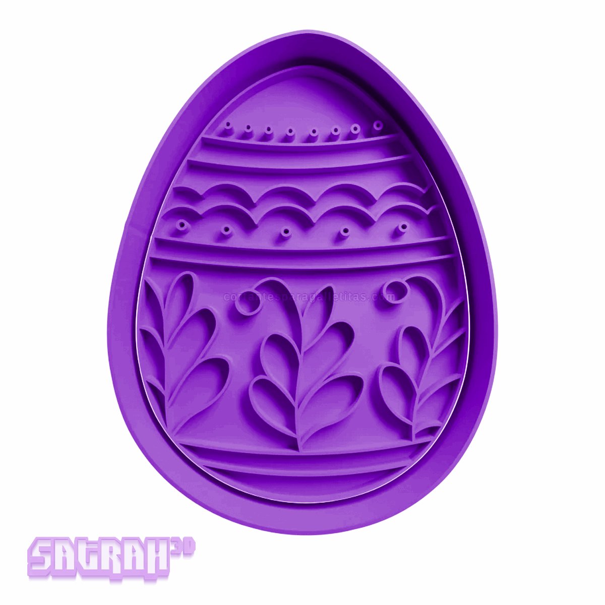 Easter Egg Cutter Style 2 - Satrah 3D