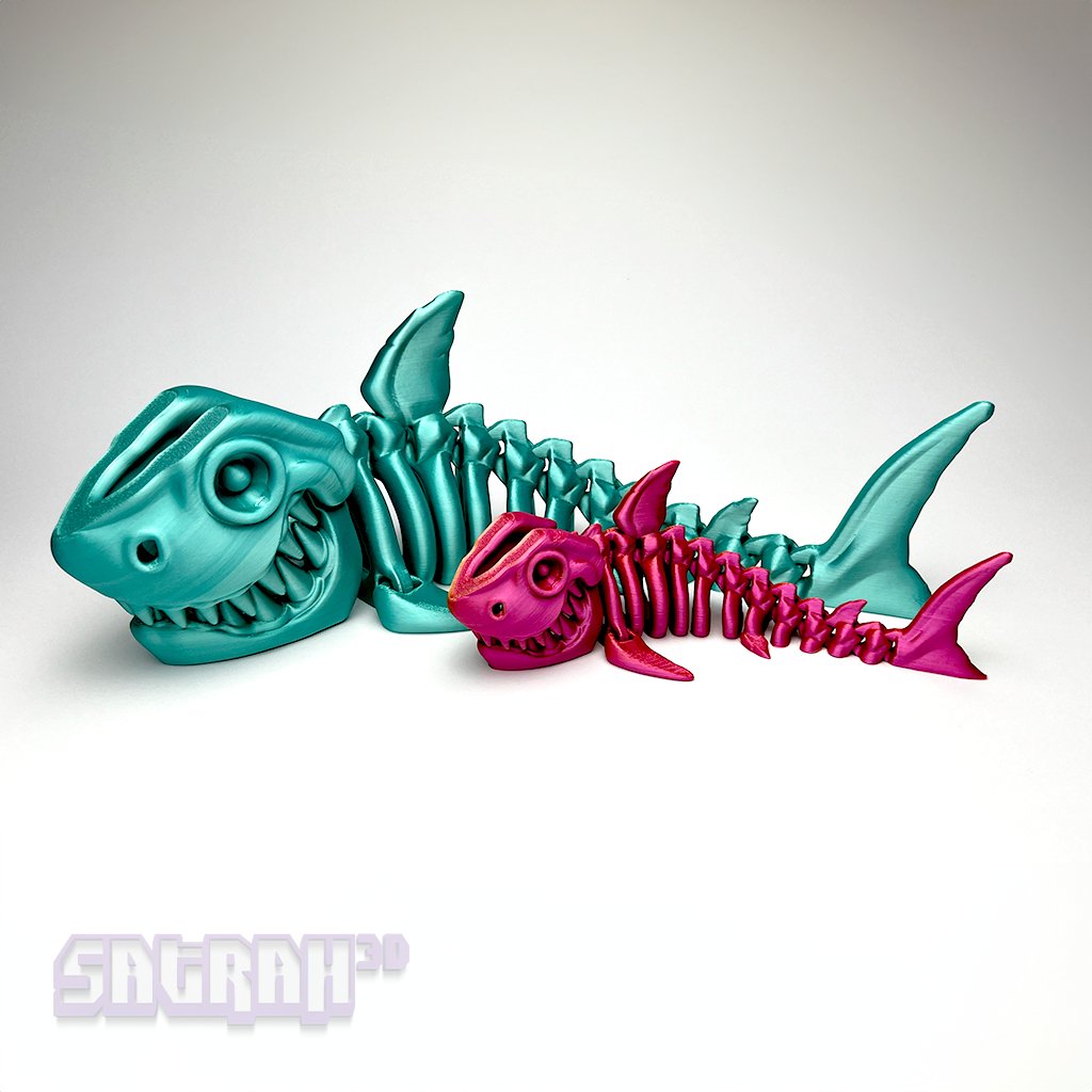 Flexi Skeleton Shark - Satrah 3D