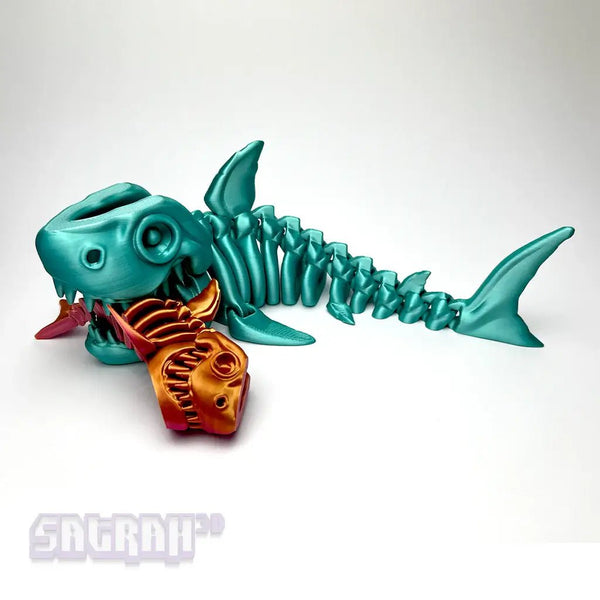 3D Printed Animal - Flexi Skeleton Shark