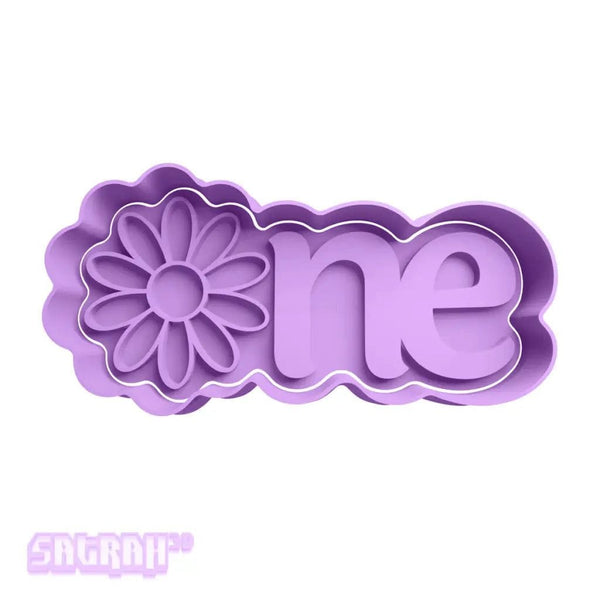 Flower One Cookie Cutter