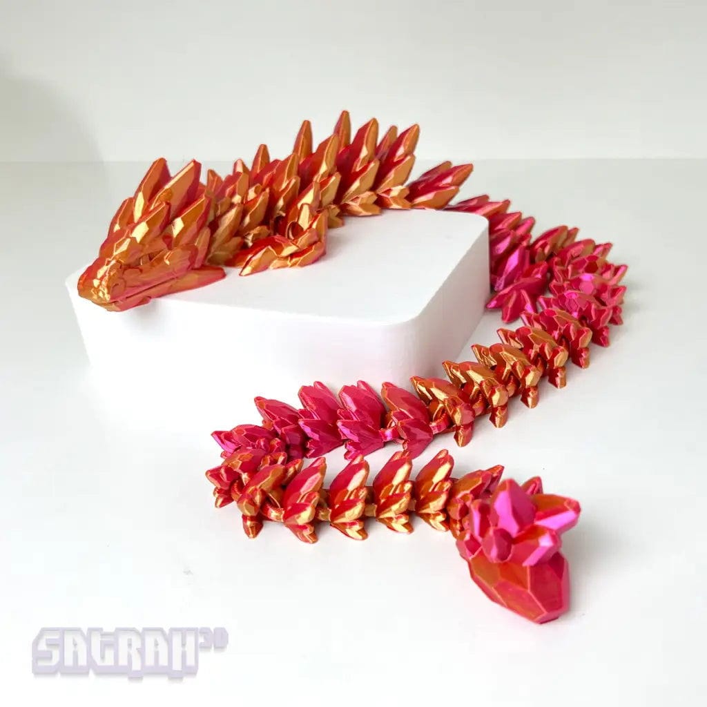 Gemstone Articulated Dragon - Satrah 3D