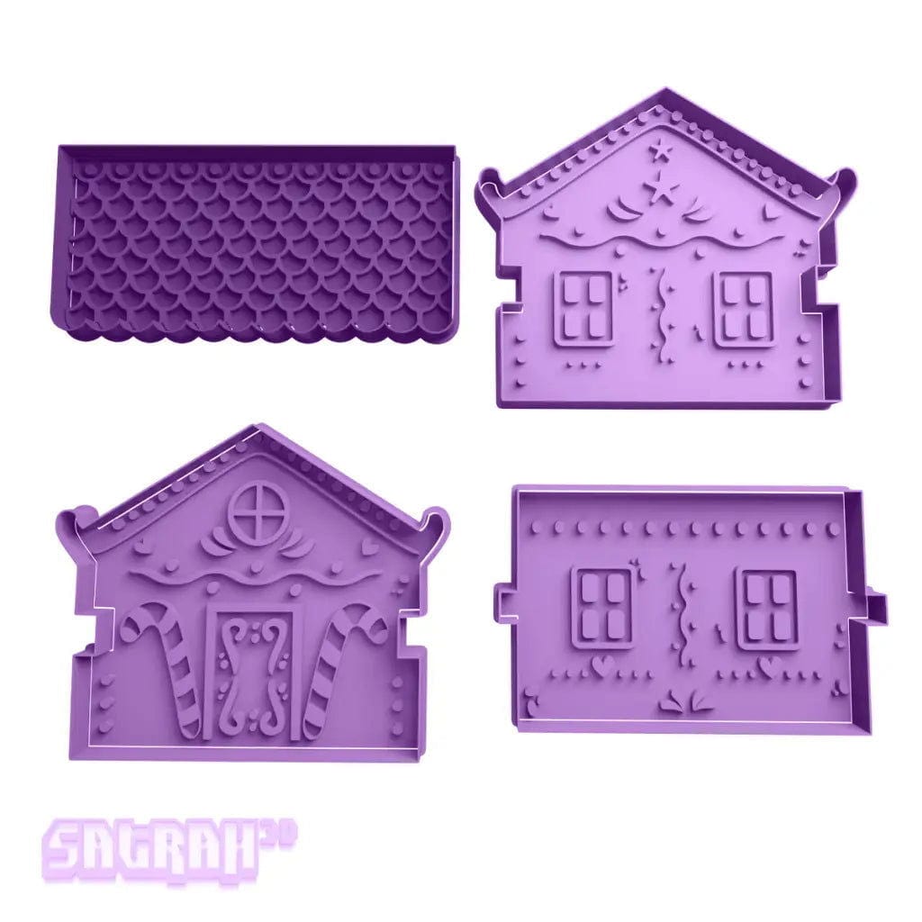 Gingerbread House 3D Cutter - Satrah 3D