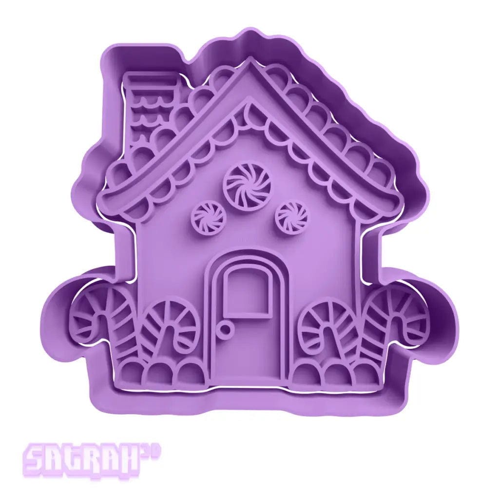 Gingerbread House Cutter - Satrah 3D