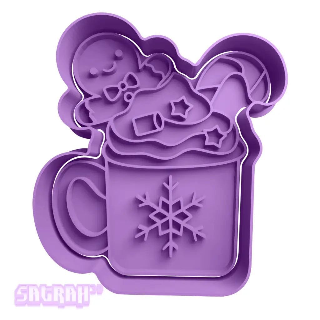 Gingerbread Man in Mug Cutter - Satrah 3D