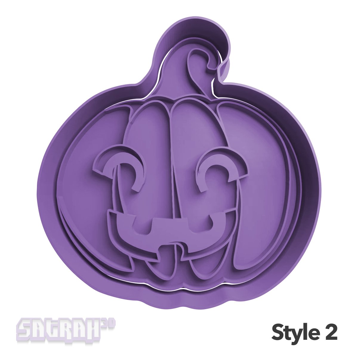 Halloween Pumpkin Cookie Cutters - Satrah 3D