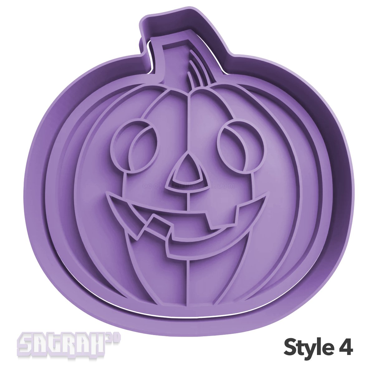 Halloween Pumpkin Cookie Cutters - Satrah 3D