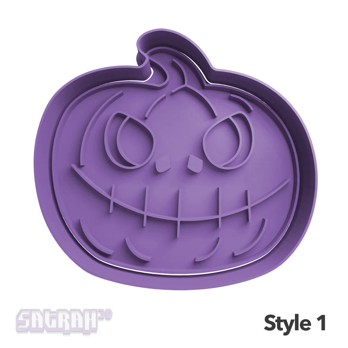 Halloween Pumpkin Cookie Cutters - Satrah 3D