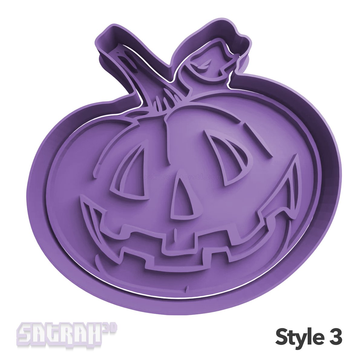 Halloween Pumpkin Cookie Cutters - Satrah 3D