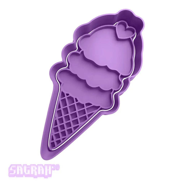 Ice Cream Cone Cookie Cutter