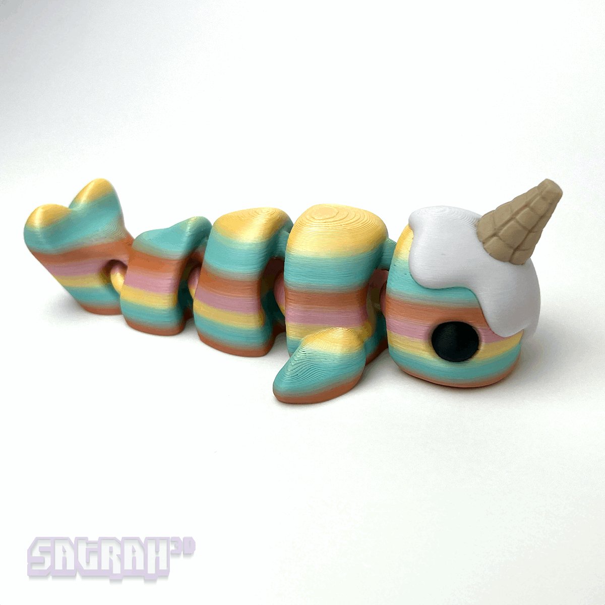 Ice Cream Narwhal - Satrah 3D