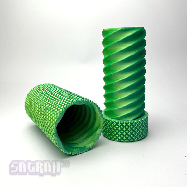 Knurled Twist Container, 3D printed puzzle handmade in Lake Macquarie, NSW by Satrah 3D