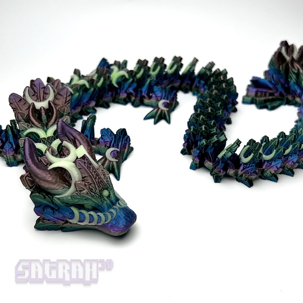 Lunar Articulated Dragon - Satrah 3D