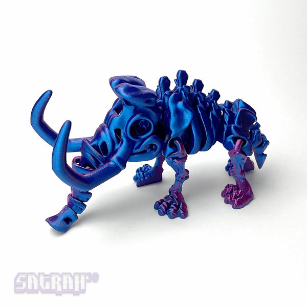 3D Printed Animal - Mammoth Flexi Skeleton