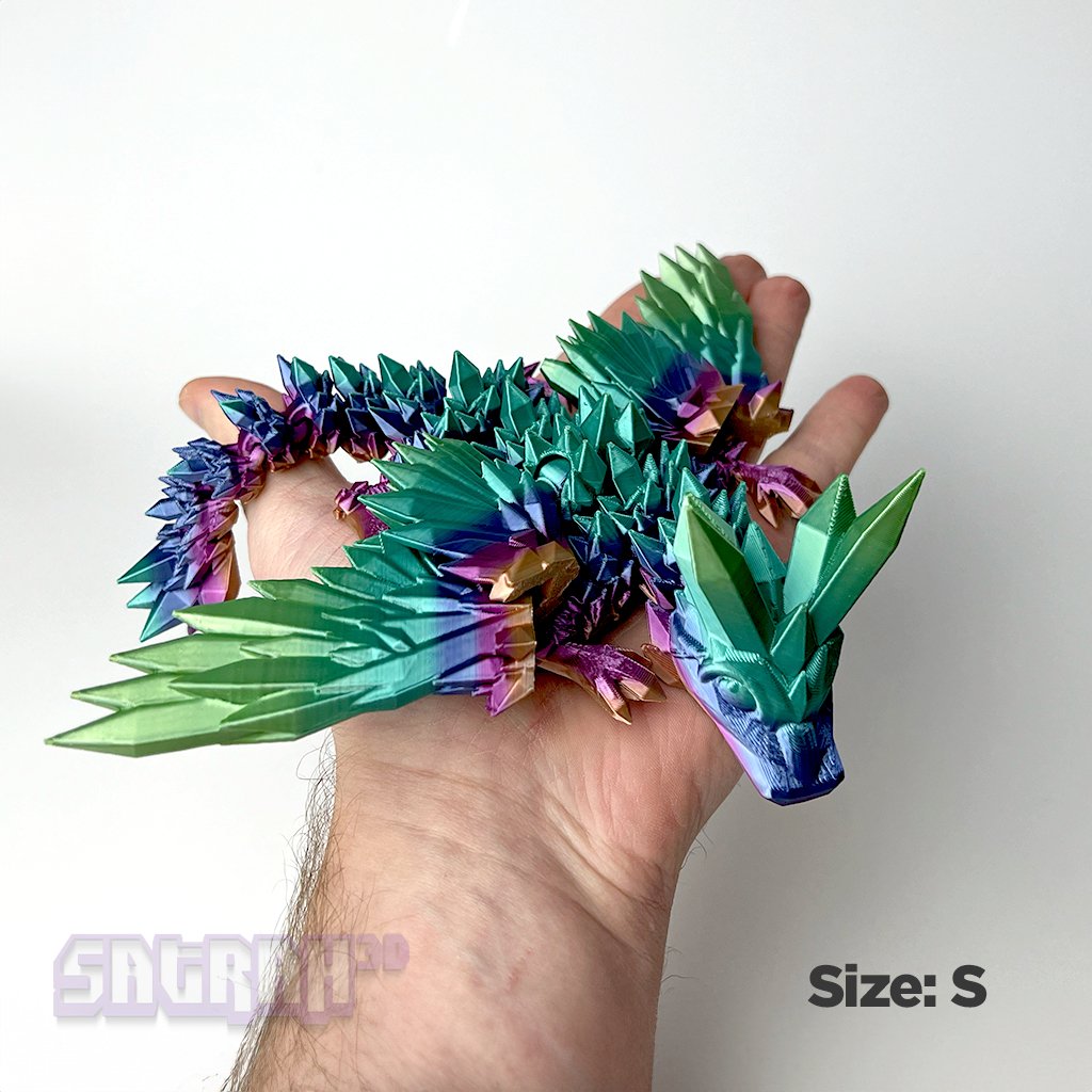 Mini Crystal Wing Dragon Fidgets - Satrah 3D