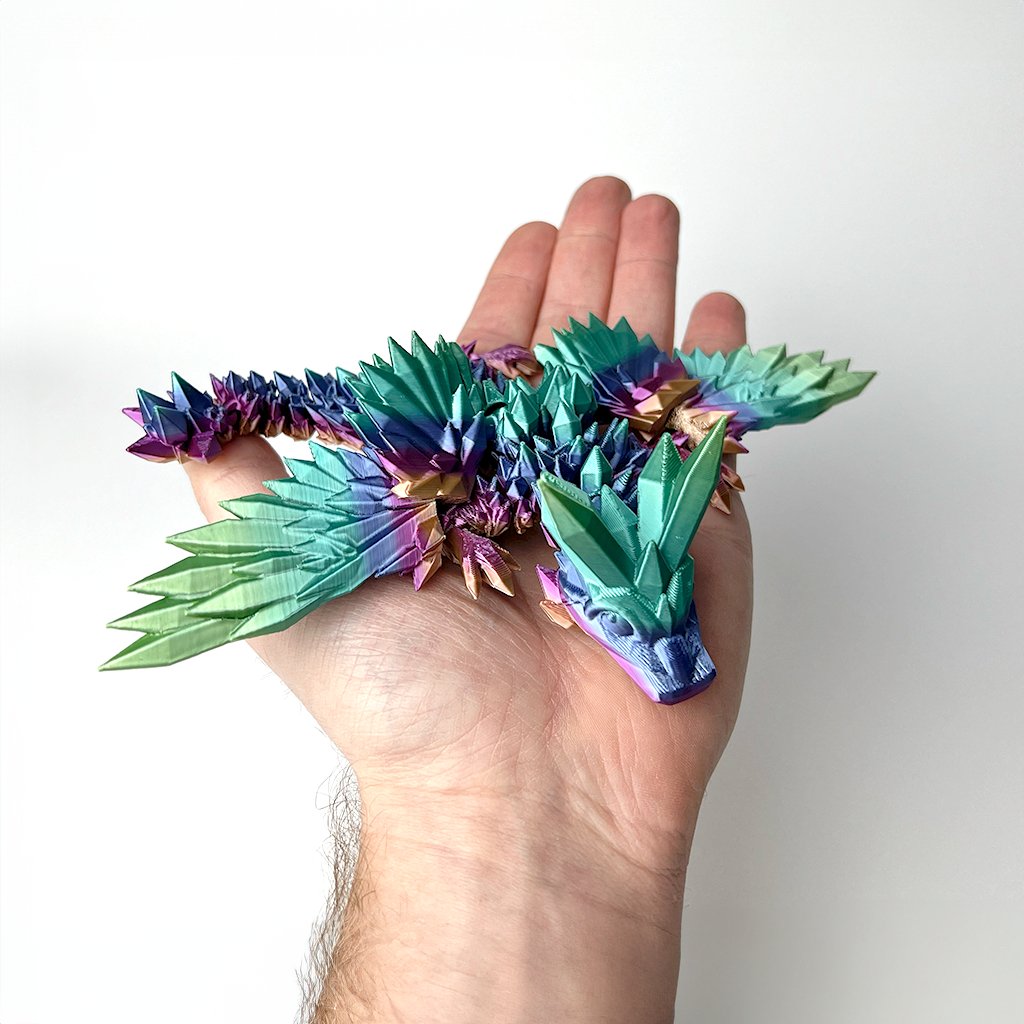 Mini Crystal Wing Dragon Fidgets - Satrah 3D