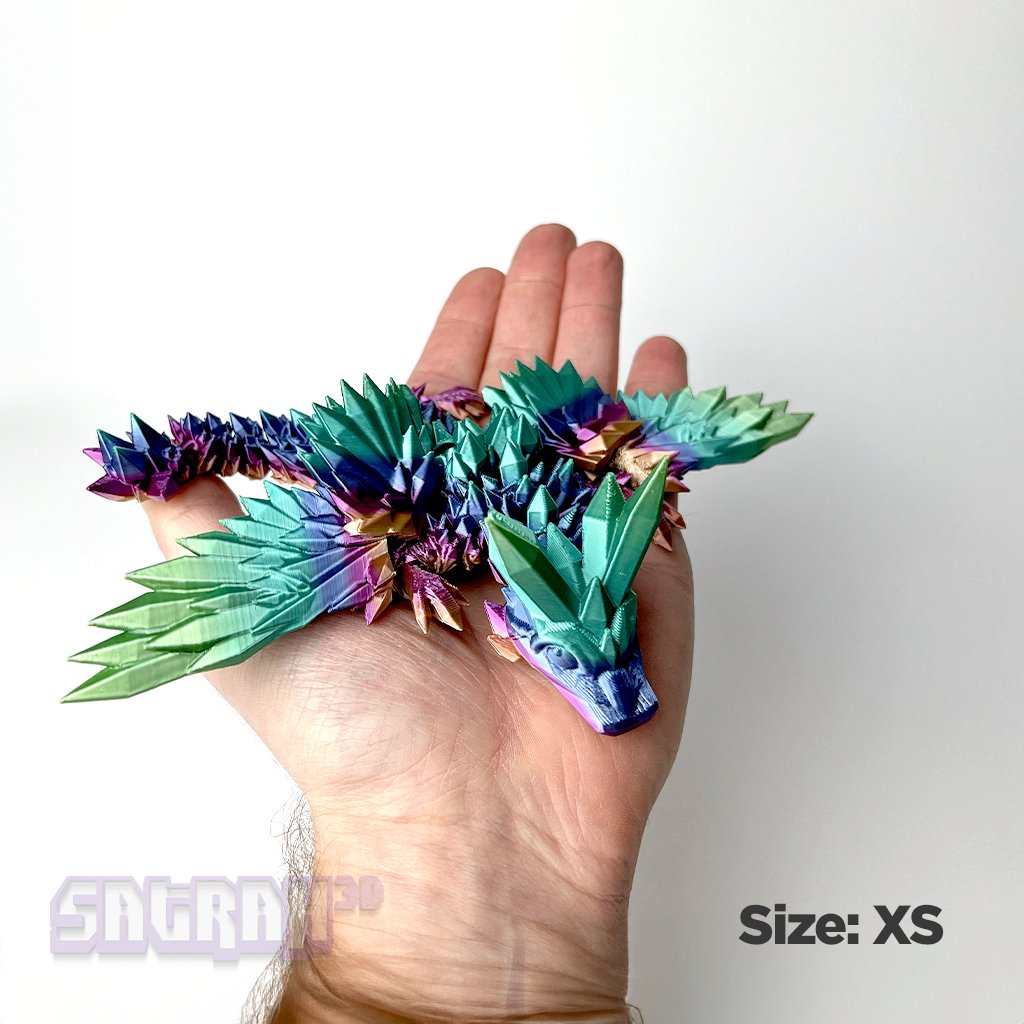 Mini Crystal Wing Dragon Fidgets - Satrah 3D