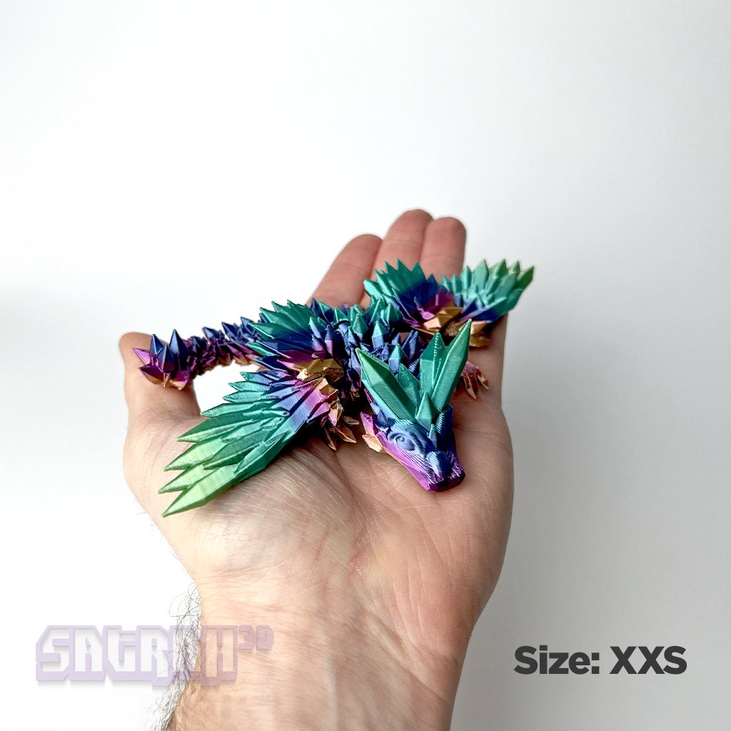 Mini Crystal Wing Dragon Fidgets - Satrah 3D