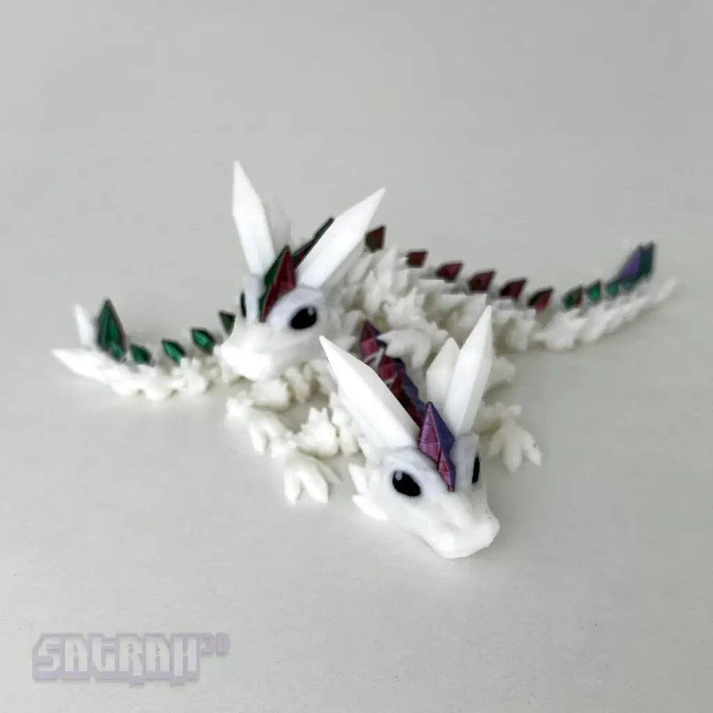 Mini Mystery Crystal Articulated Dragon - Satrah 3D