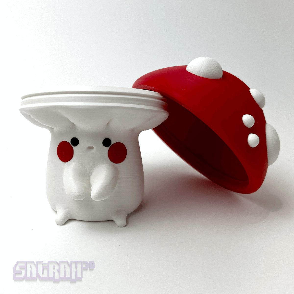 Mushroom Cable Holder & Container - Satrah 3D