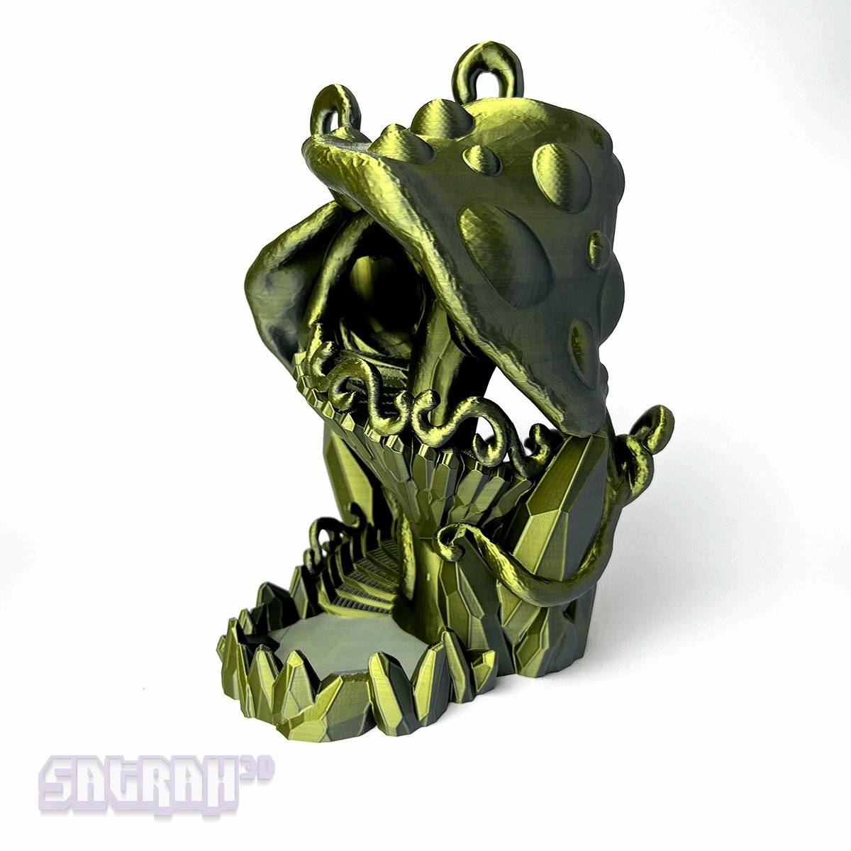 Mushroom Dice Tower with Dragon Mount - Satrah 3D