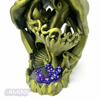 Mushroom Dice Tower with Dragon Mount