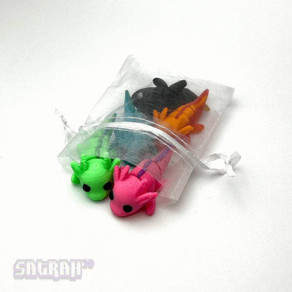 3D Printed Animal - Mystery Mini Axolotl Bag