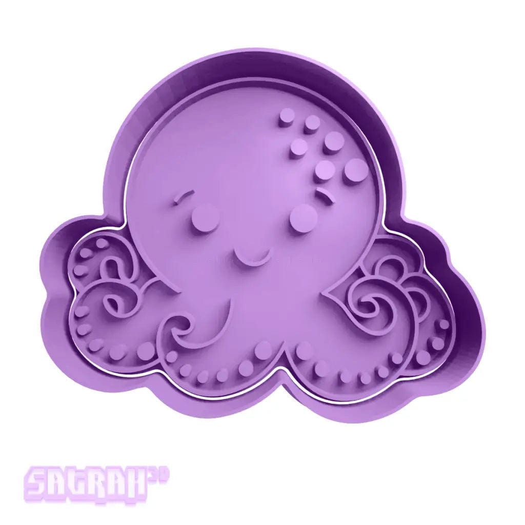 Octopus Cookie Cutter - Satrah 3D