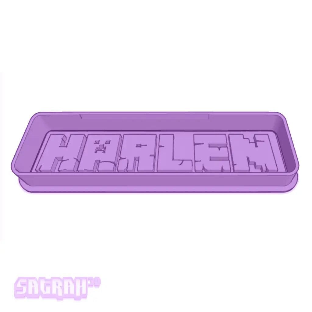 Personalised Minecraft Cookie Cutter & Stamp - Satrah 3D