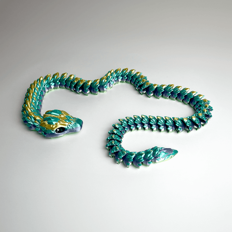 Premium Crystal Snake Articulated Fidget - Satrah 3D