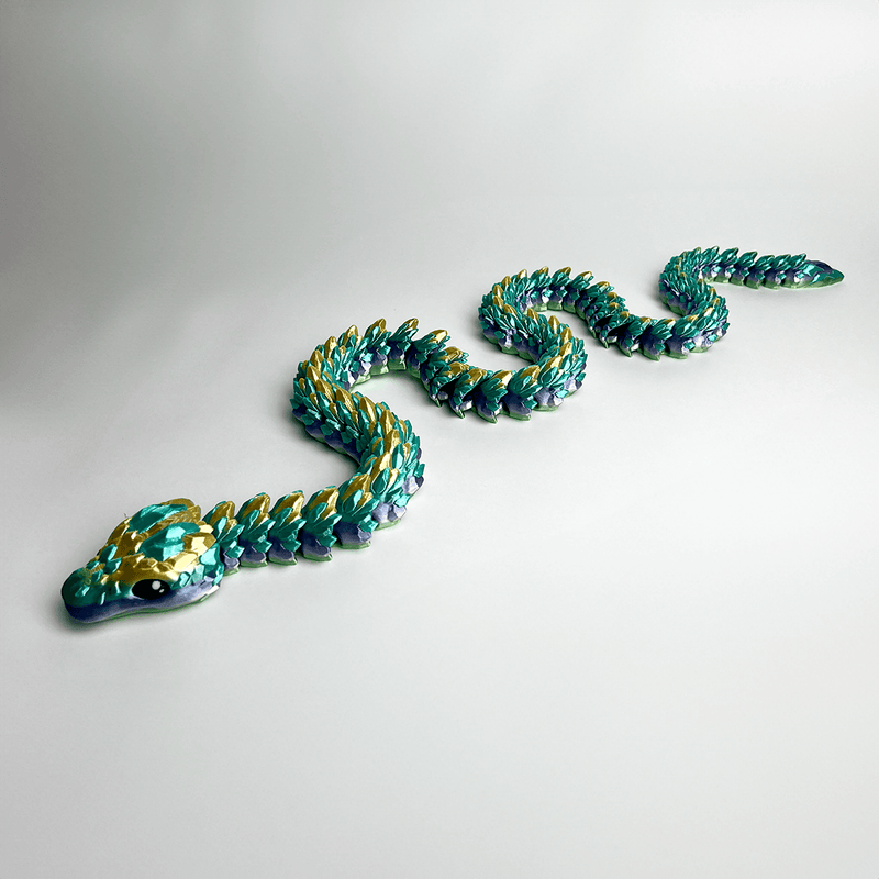 Premium Crystal Snake Articulated Fidget - Satrah 3D