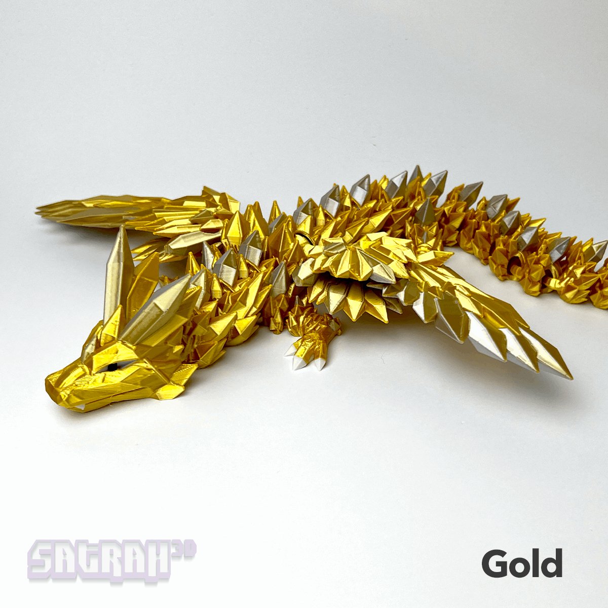 Premium Crystal Wing Articulated Dragon - Satrah 3D