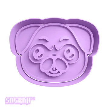 Pug Dog Cookie Cutter - Satrah 3D