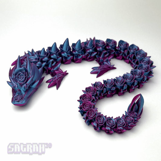 Rose Dragon | Valentines Rose Articulated Fidget