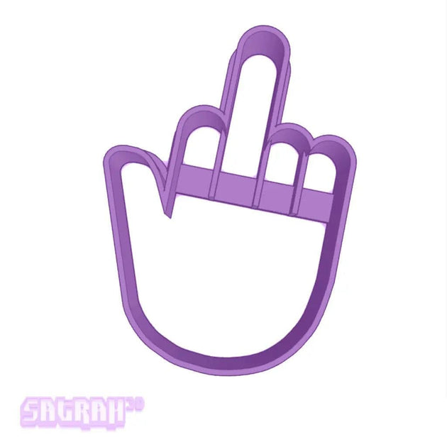 Rude Finger Cookie Cutter Australia | Satrah 3D