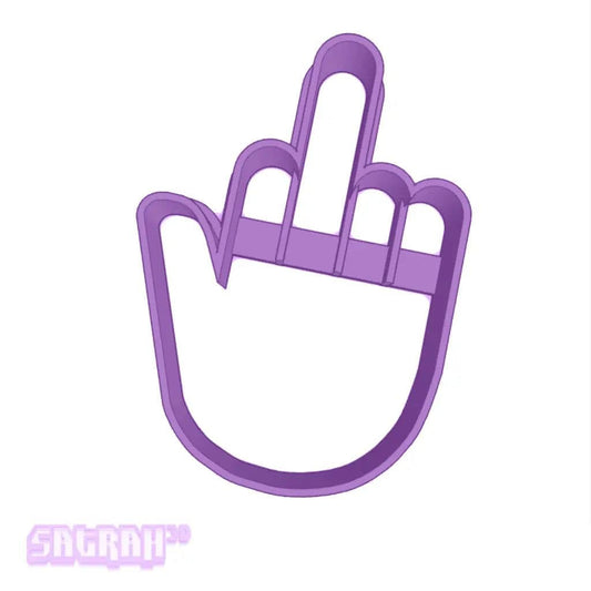 Rude Finger Cookie Cutter