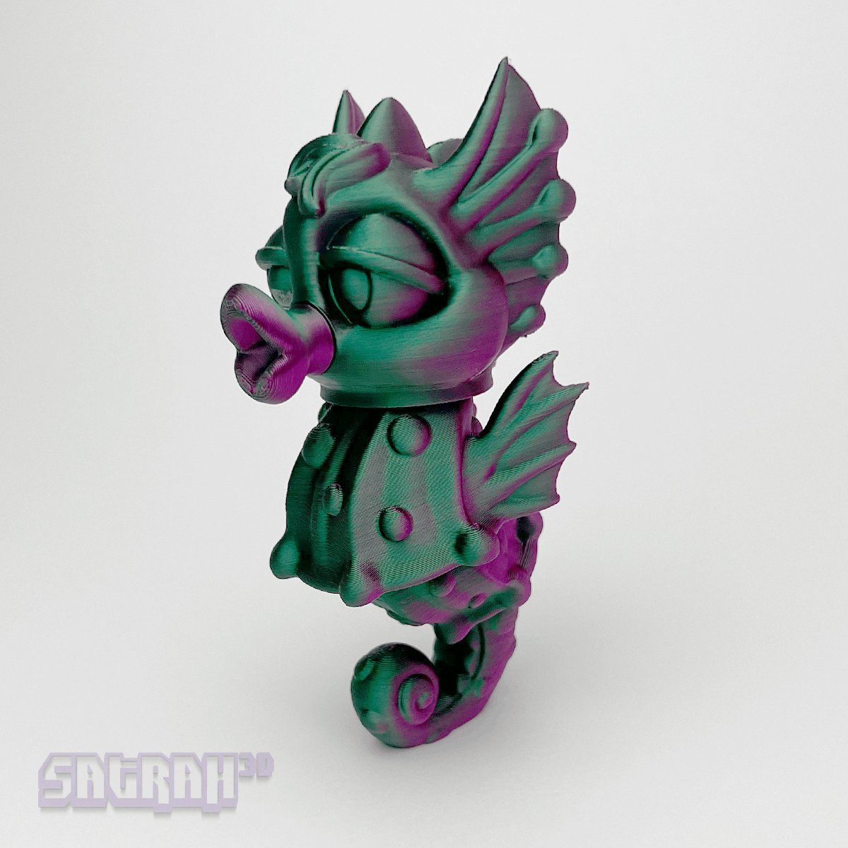 Seahorse Fidget — 3D Printed | Satrah 3D