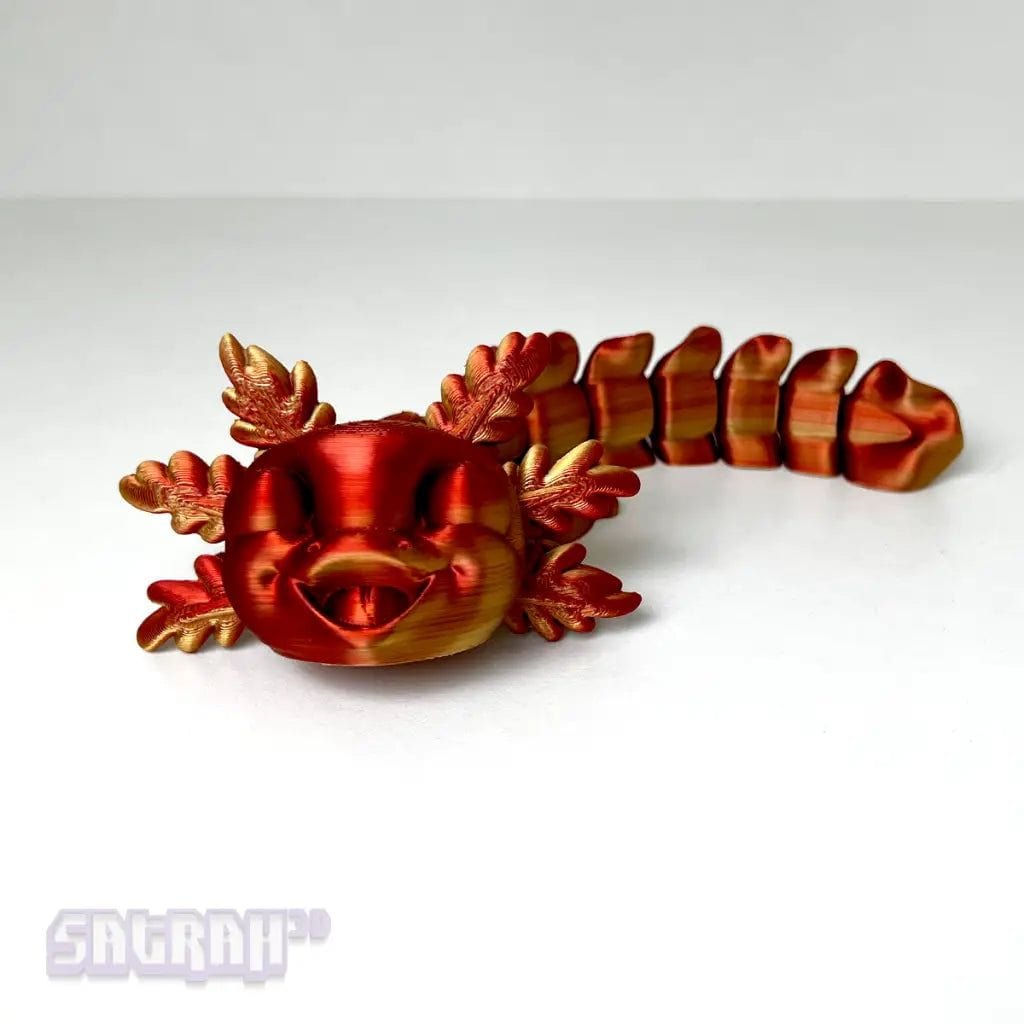 Smiling Axolotl Fidget - Satrah 3D