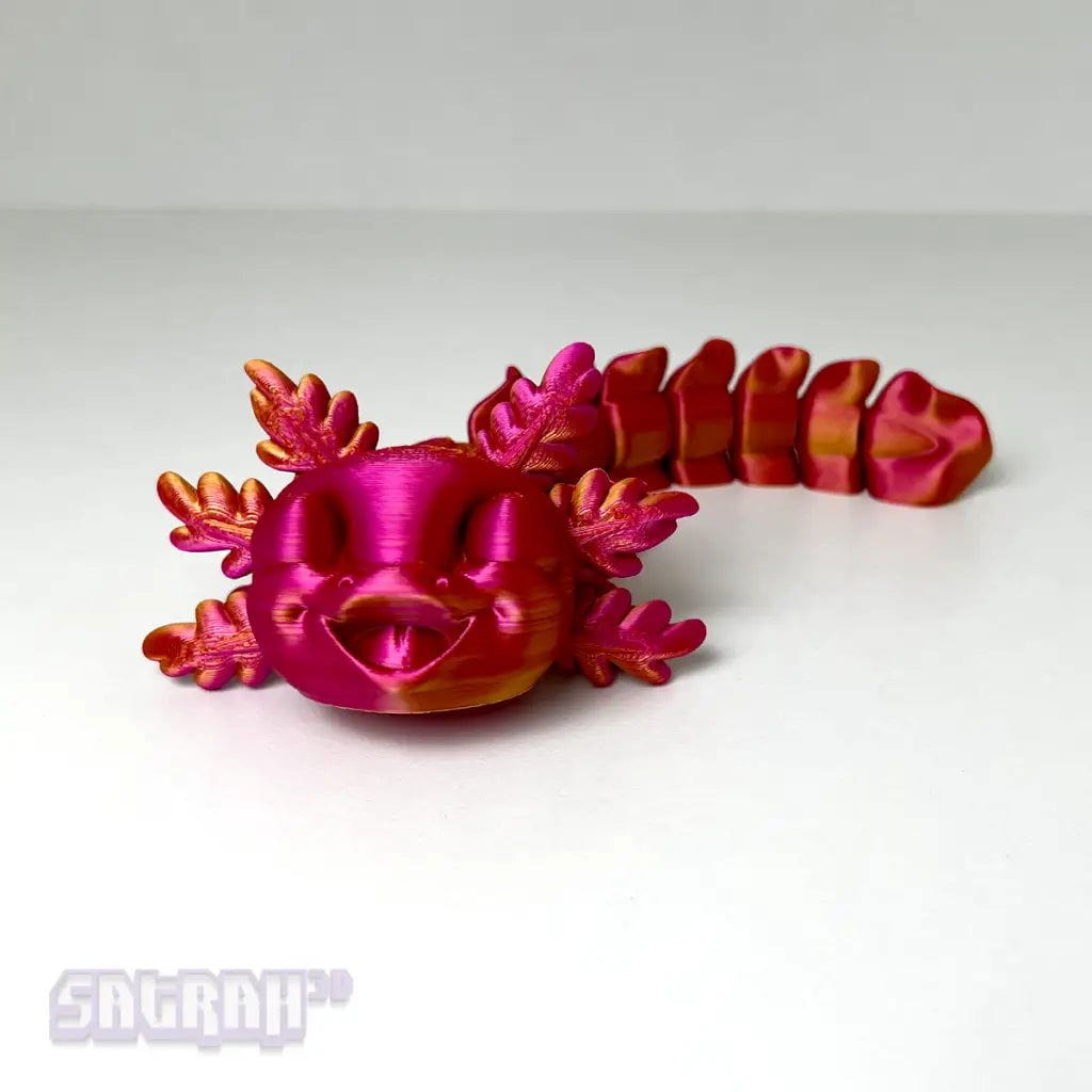 Smiling Axolotl Fidget - Satrah 3D