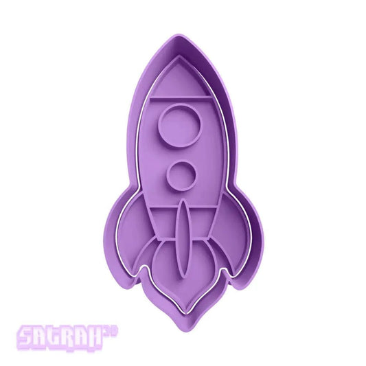 Space Rocket Cookie Cutter