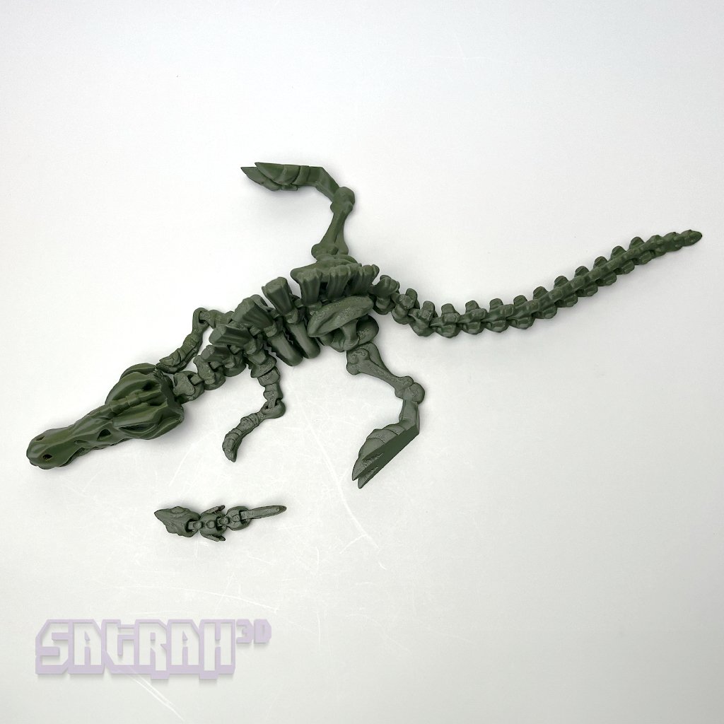 Spinosaurus Flexi Skeleton - Satrah 3D