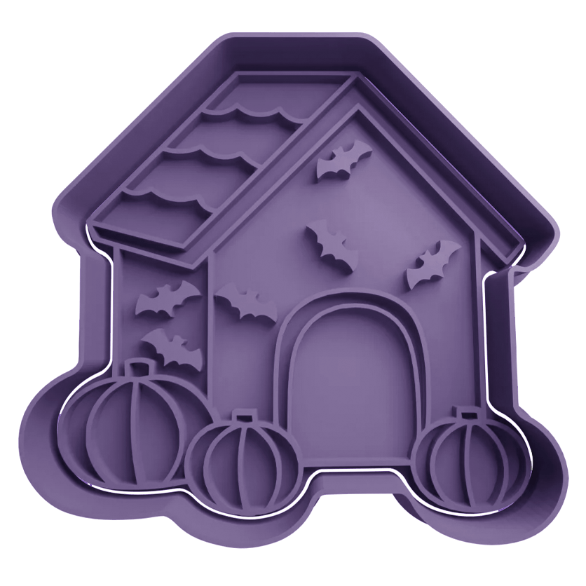 Spooky Dog House Cookie Cutter - Satrah 3D