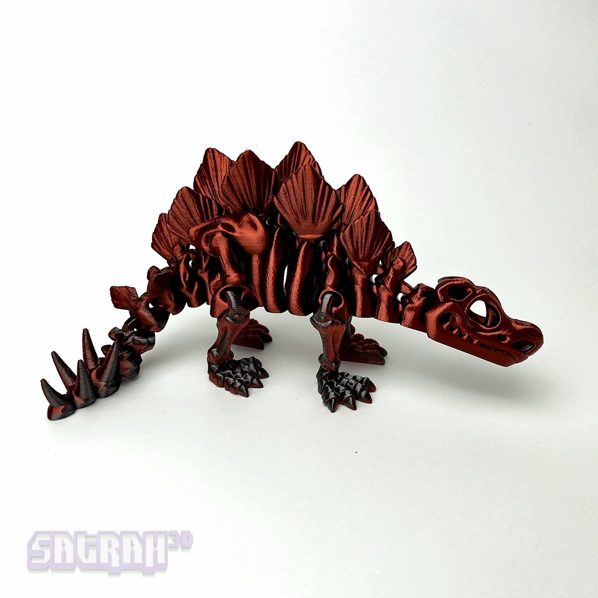 Stegosaurus Flexi Skeleton - Satrah 3D