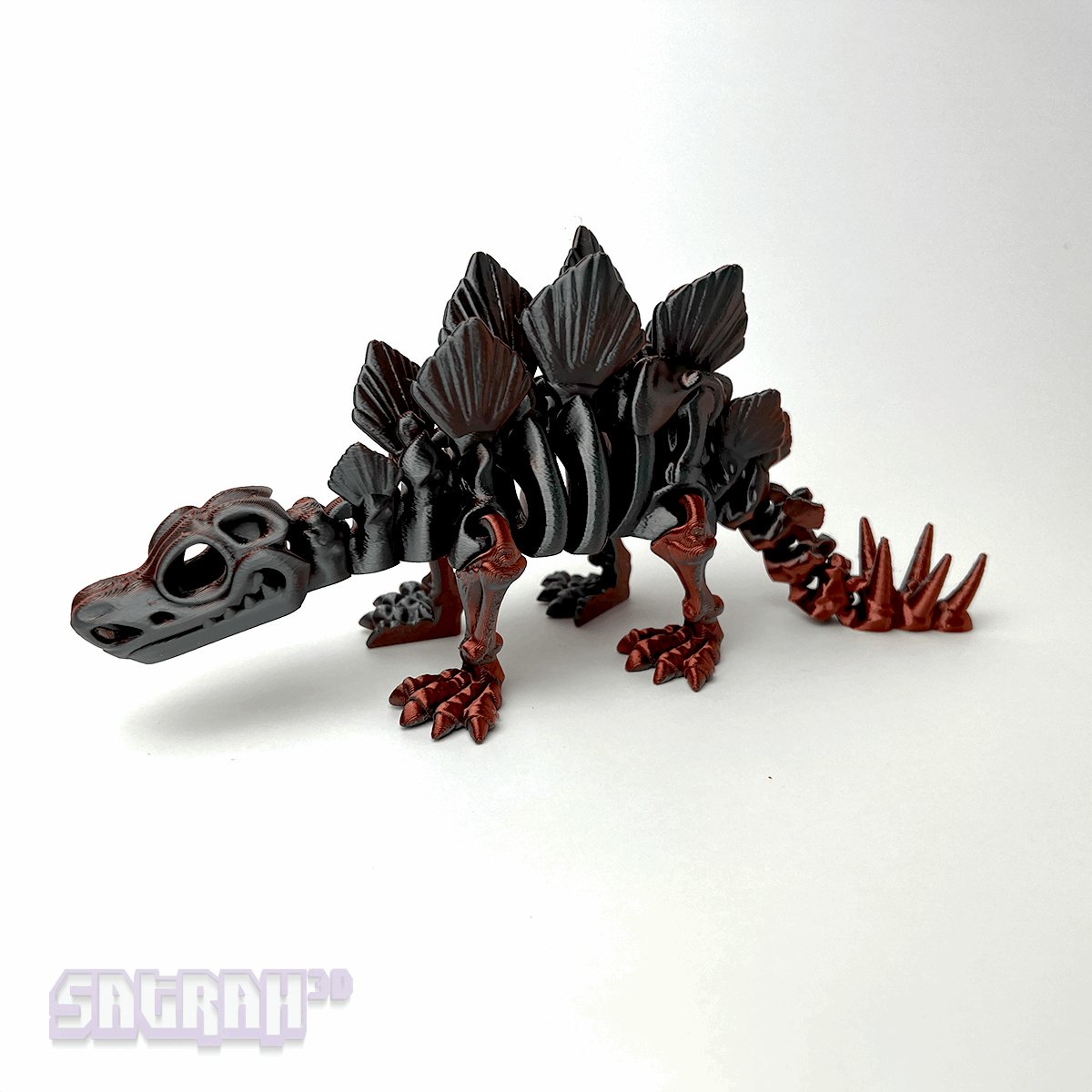 Stegosaurus Flexi Skeleton - Satrah 3D